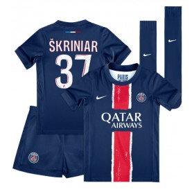 Paris Saint-Germain Milan Skriniar #37 Heimtrikot 2024-25 Kurzarm (+ kurze hosen)